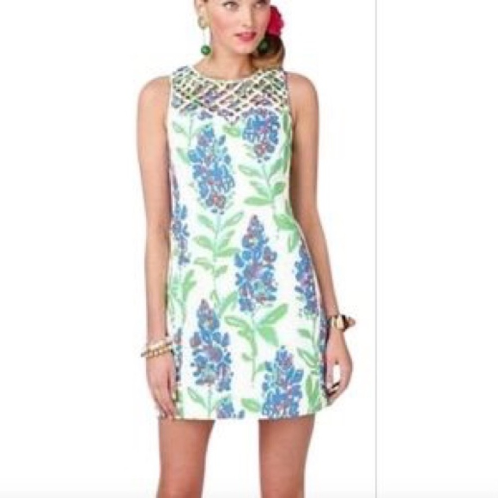Lily Pulitzer ricci lattice dress